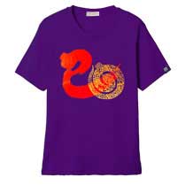 蛇年T恤-尊貴紫色